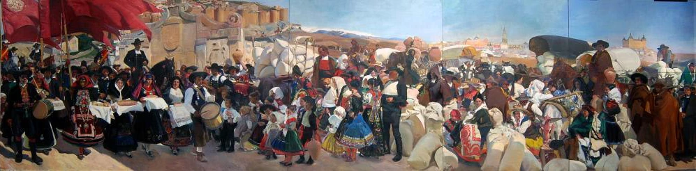 Visione della Spagna - Castilla, la festa del pane, Hispanic Society of America, New York
